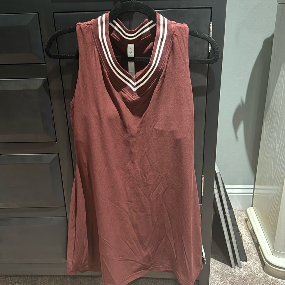 Rae Mode V Neck summer dress built in shelf bra! Size M